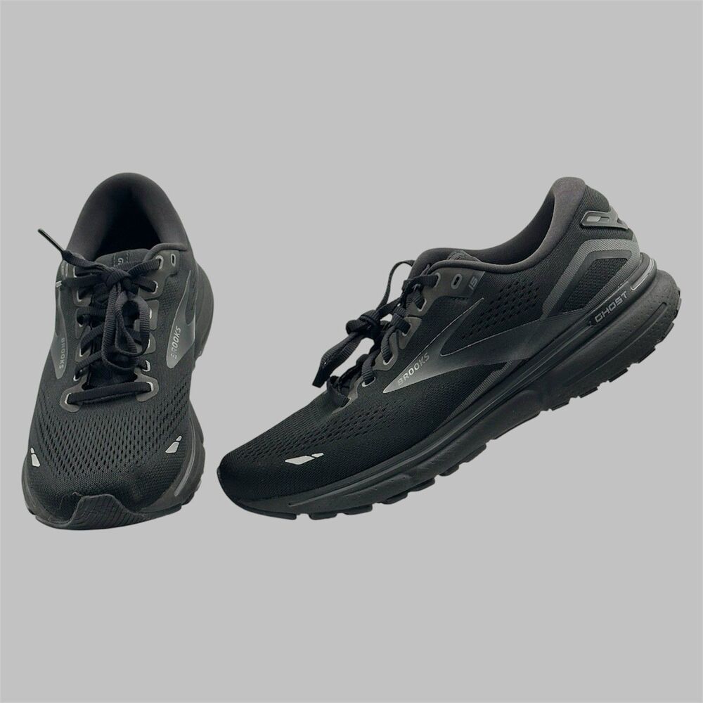 Brooks Ghost 15 Triple Black Womens Size 11 M Running Shoes 120380-1B-020